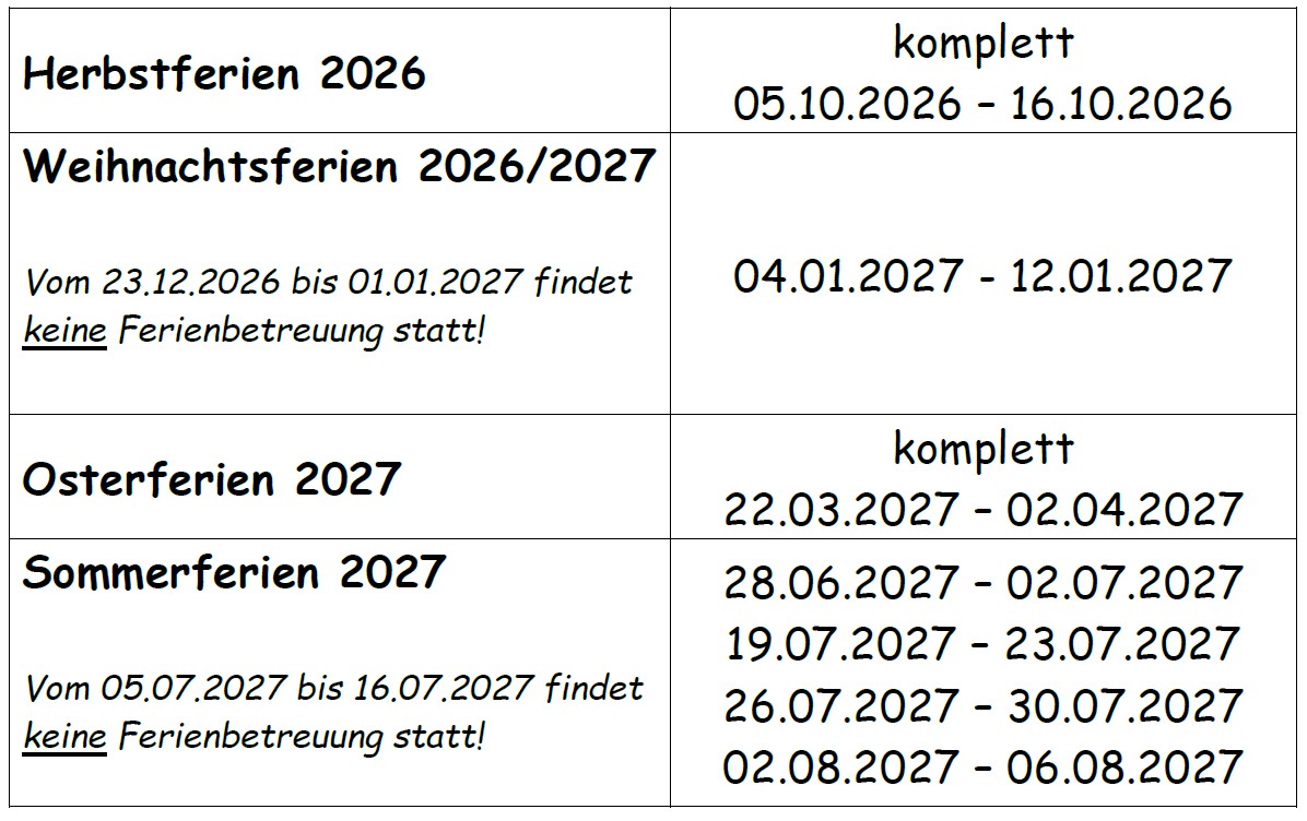 26 09 09 Ferienbetreuung 2026 2027