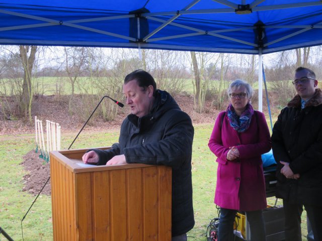 Spatenstich Multifunktionsfeld (30.01.16)