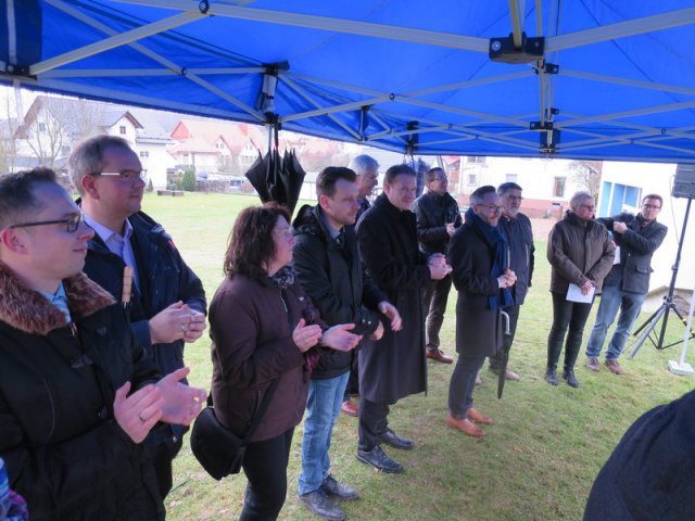Spatenstich Multifunktionsfeld (30.01.16)