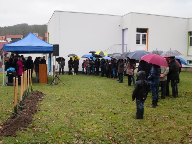 Spatenstich Multifunktionsfeld (30.01.16)
