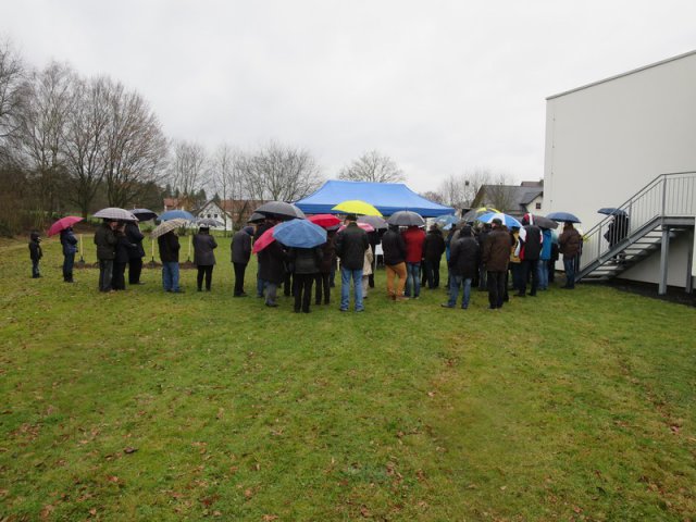 Spatenstich Multifunktionsfeld (30.01.16)