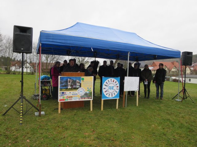 Spatenstich Multifunktionsfeld (30.01.16)