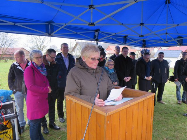 Spatenstich Multifunktionsfeld (30.01.16)