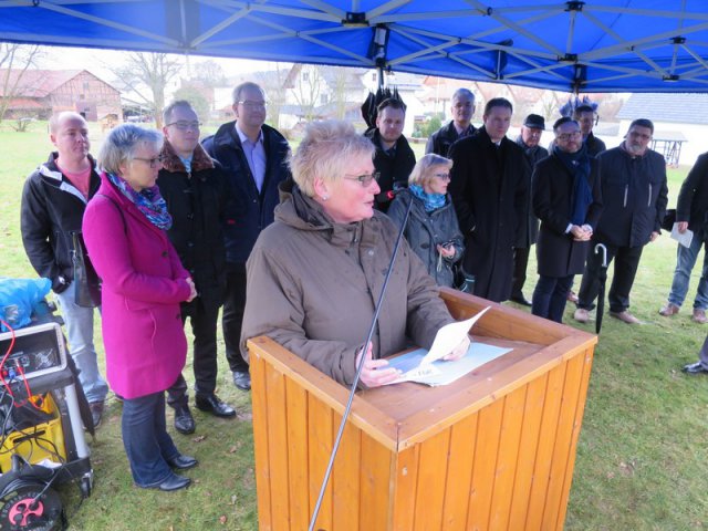 Spatenstich Multifunktionsfeld (30.01.16)