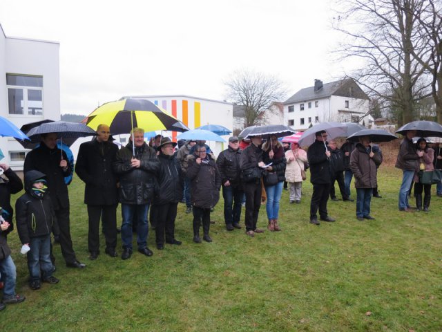 Spatenstich Multifunktionsfeld (30.01.16)