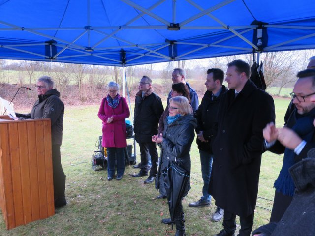 Spatenstich Multifunktionsfeld (30.01.16)