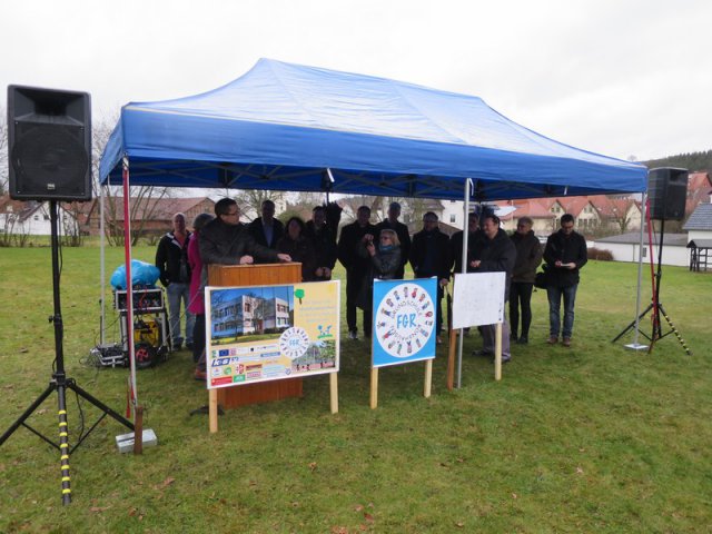 Spatenstich Multifunktionsfeld (30.01.16)