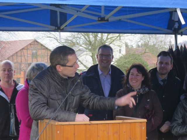 Spatenstich Multifunktionsfeld (30.01.16)