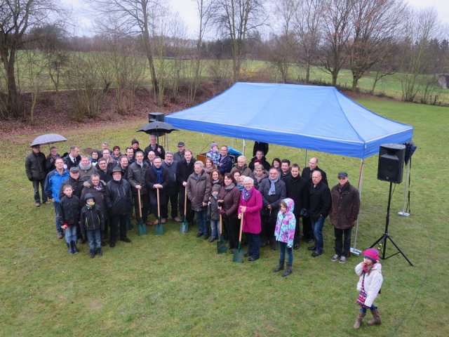 Spatenstich Multifunktionsfeld (30.01.16)