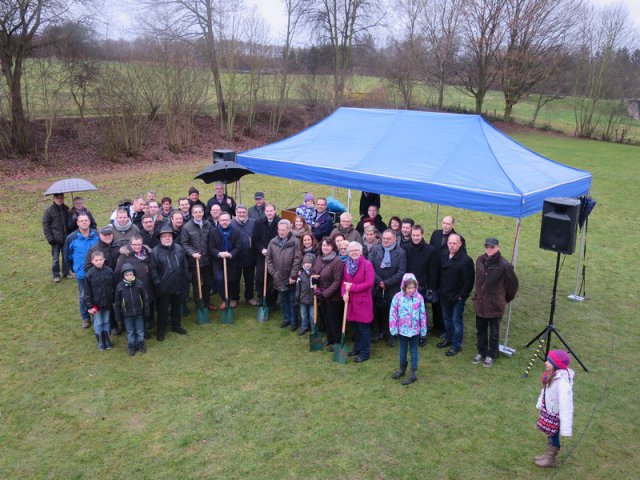 Spatenstich Multifunktionsfeld (30.01.16)