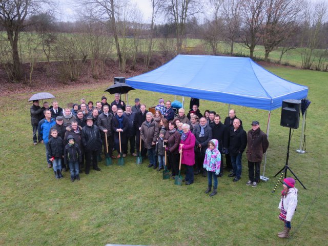 Spatenstich Multifunktionsfeld (30.01.16)