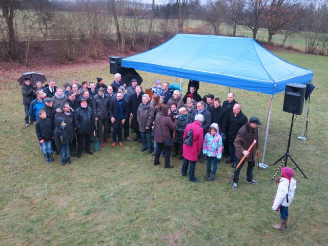 Spatenstich Multifunktionsfeld (30.01.16)