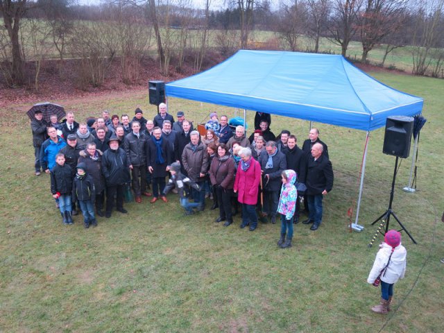 Spatenstich Multifunktionsfeld (30.01.16)