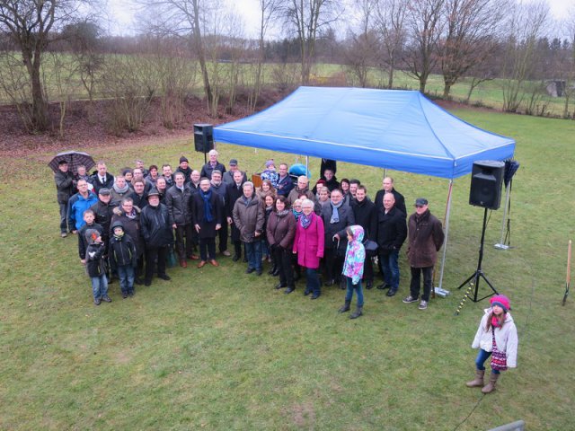 Spatenstich Multifunktionsfeld (30.01.16)